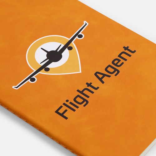 Блокнот Luba, оранжевый