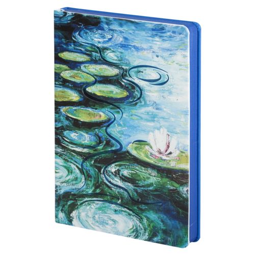 Ежедневник Butterfly, недатированный, белый с синим