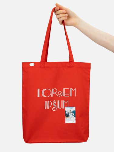 Холщовая сумка Avoska, красная