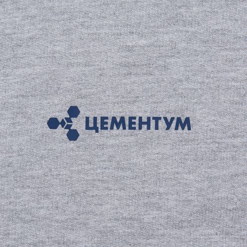 Толстовка на молнии с капюшоном Siverga 2.0, серый меланж