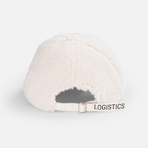 Бейсболка Oblako, утепленная, молочно-белая