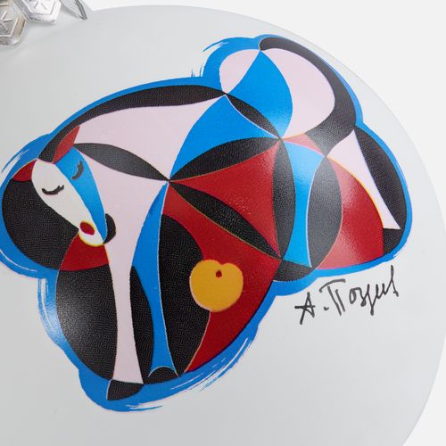 Елочный шар Finery Matt, 10 см, матовый белый