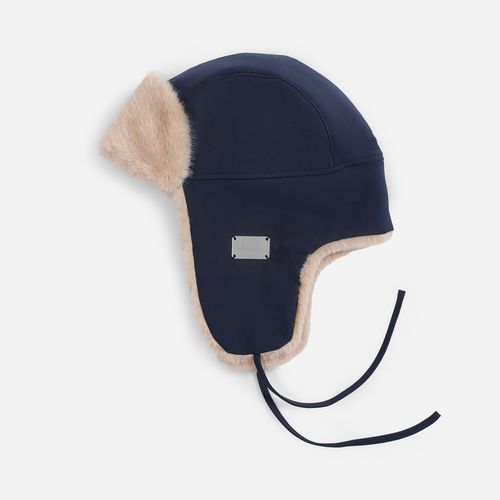Шапка-ушанка Wasa, темно-синяя