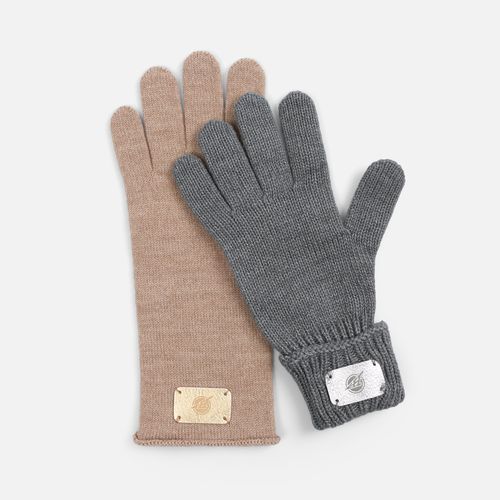 Перчатки Alpine, серый меланж