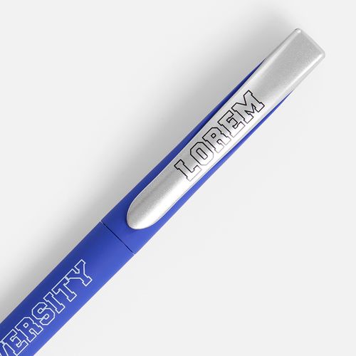 Ручка шариковая Pin Soft Touch, синяя