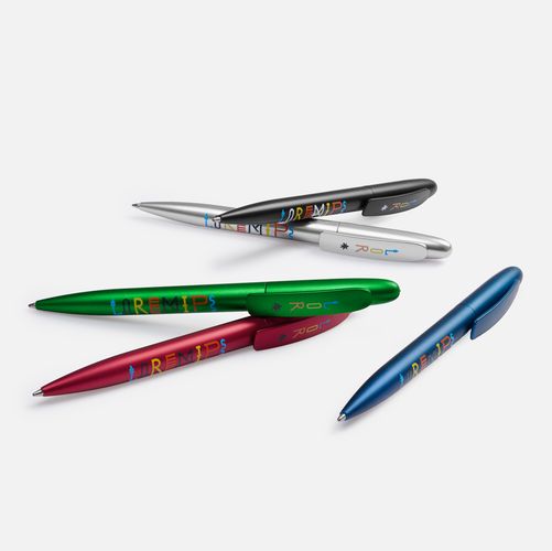 Ручка шариковая Moor Silver, красный металлик