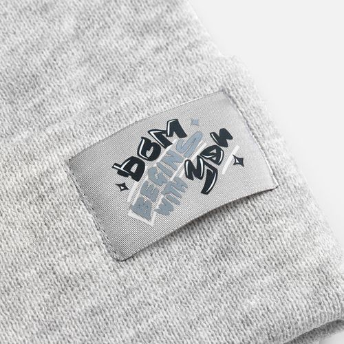 Лейбл тканевый Epsilon, M, светло-серый