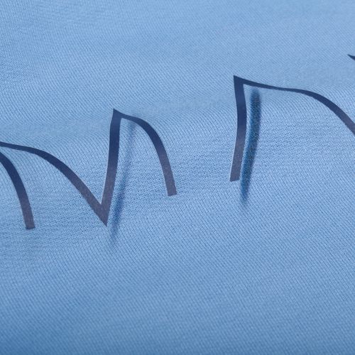 Футболка оверсайз с двойным рукавом Kosmos, синяя