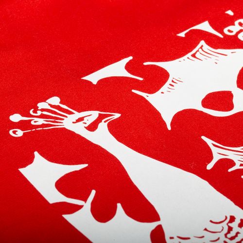 Холщовая сумка Avoska, красная