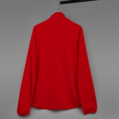 Куртка флисовая унисекс Fliska, красная