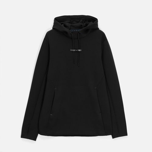 Квадратный шильдик на резинку Direct, черный