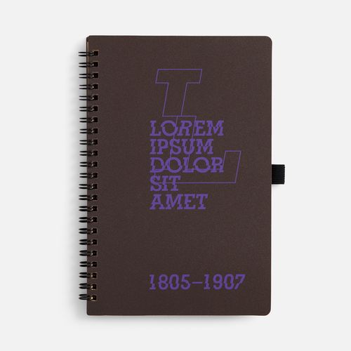 Блокнот на спирали Coffeist, коричневый