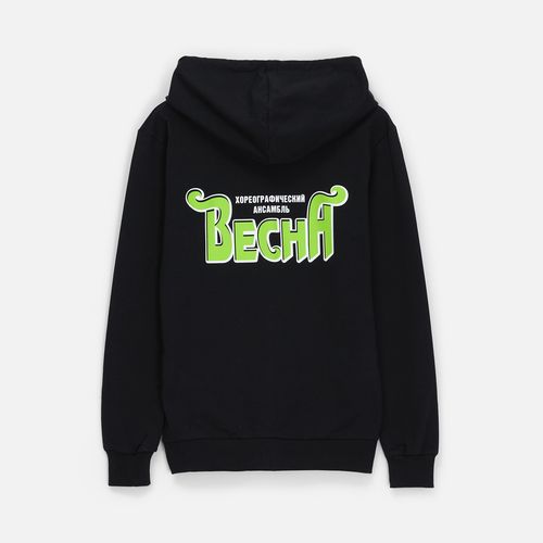 Толстовка на молнии с капюшоном Siverga 2.0, черная