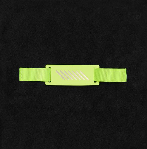 Шильдик металлический Kova, желтый неон