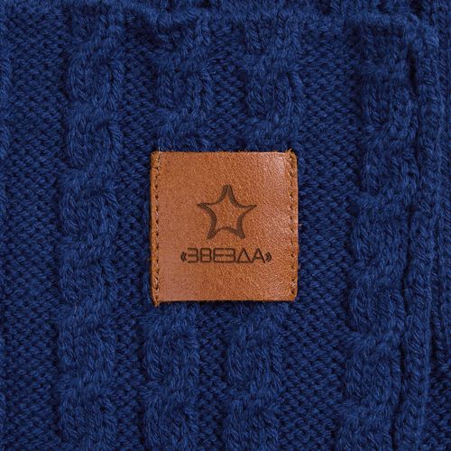 Плед Remitti, темно-синий (кобальт)