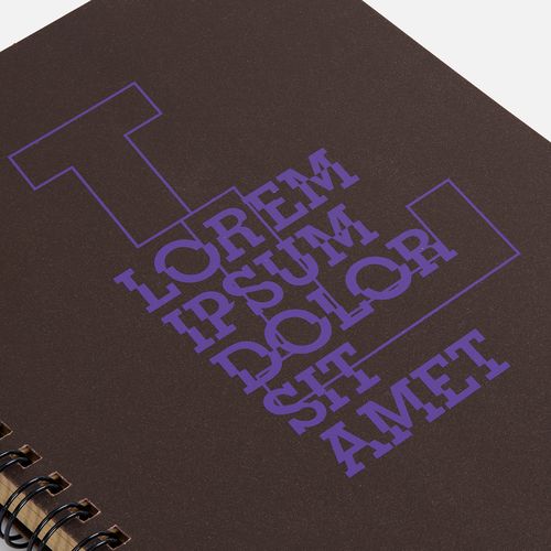 Блокнот на спирали Coffeist, коричневый