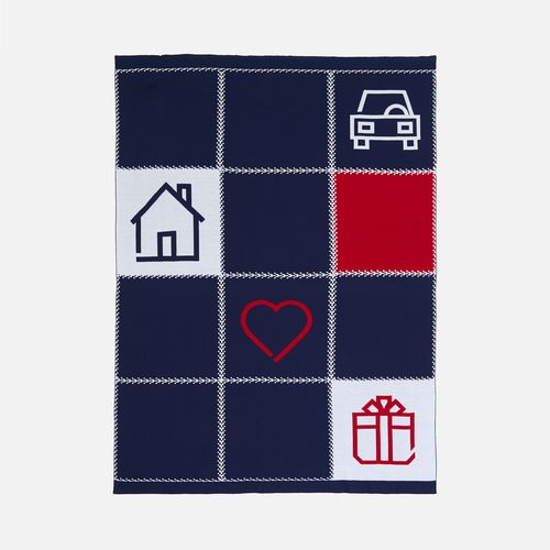 Плед на заказ Tricksy Net, 3 цвета, М, акрил