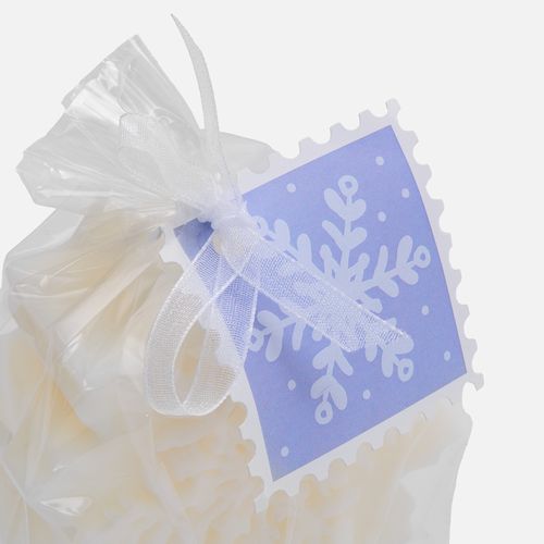 Свеча Snowflame 2, белая, 8 см