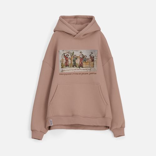 Худи Kulonga Oversize, бежевое