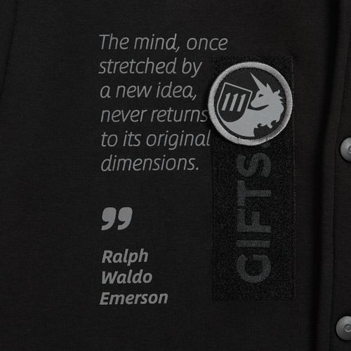 Бомбер Graduate, черный