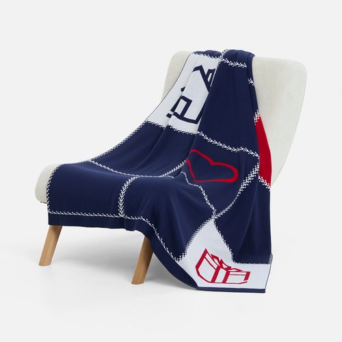 Плед на заказ Tricksy Net, 3 цвета, М, акрил