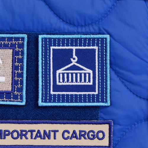 Шеврон из габардина Gabo S, синий