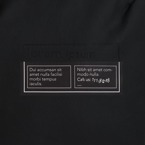 Рюкзак на одно плечо Jekko, черный