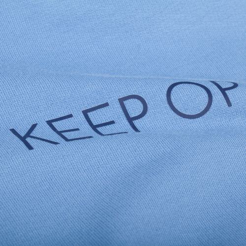 Футболка оверсайз с двойным рукавом Kosmos, синяя