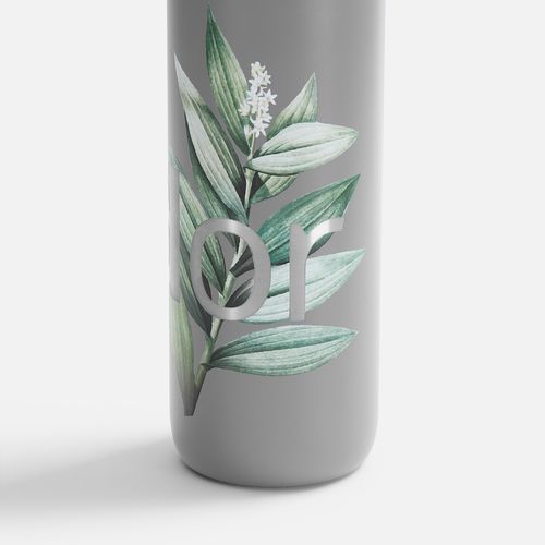 Термостакан X1 с цветной кнопкой, серый с черным