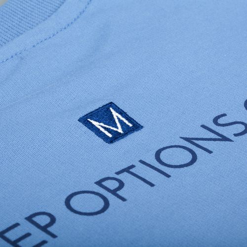 Футболка оверсайз унисекс Kosmos 2.0, синяя