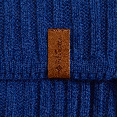 Лейбл кожаный Pasek, S, горчичный