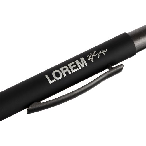 Ручка шариковая Atento Soft Touch, черная