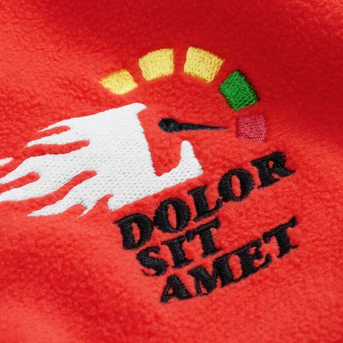 Куртка флисовая унисекс Nesse, красная