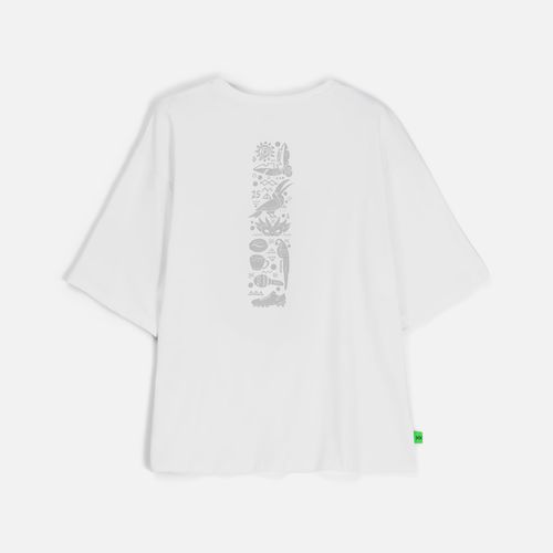 Футболка унисекс оверсайз Street Vibes, молочно-белая