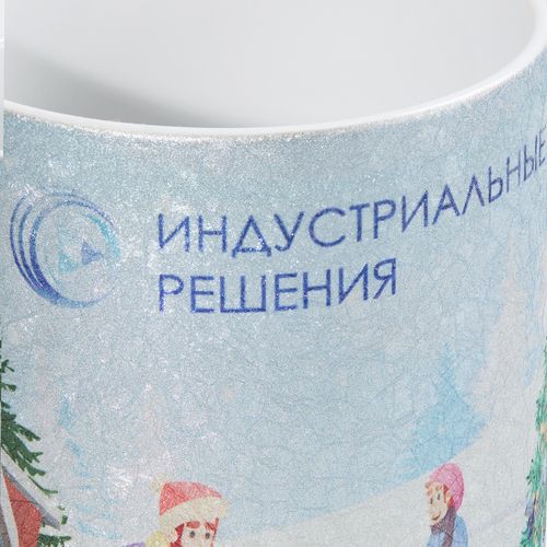 Кружка для сублимационной печати Sagredo, серебристая