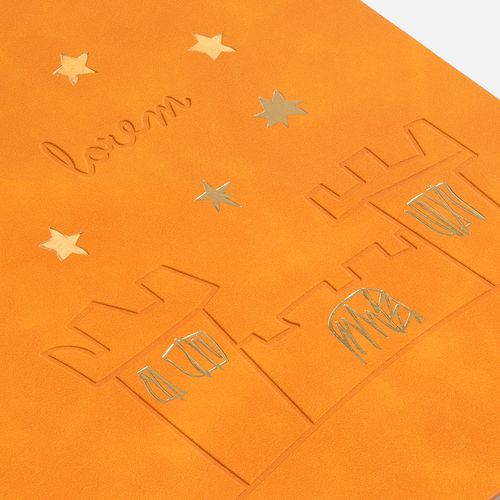 Ежедневник Spiral, недатированный, оранжевый