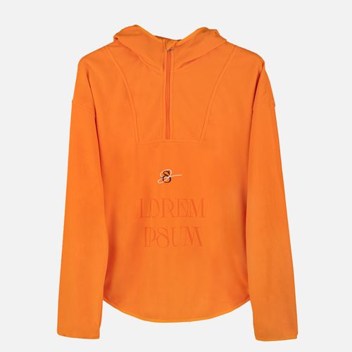 Анорак флисовый унисекс Fliska, оранжевый