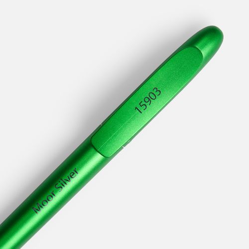 Ручка шариковая Moor Silver, зеленый металлик
