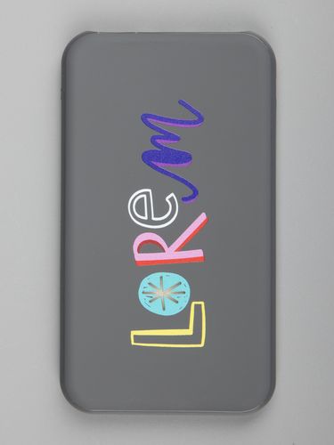 Аккумулятор Uniscend Starry с подсветкой, 5000 мАч, темно-серый