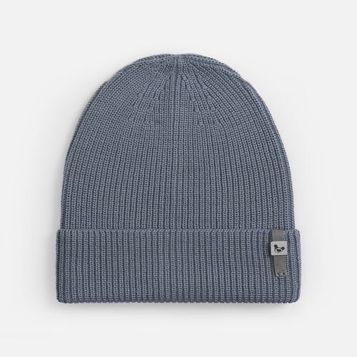 Лейбл кожаный Beta, XS, серый