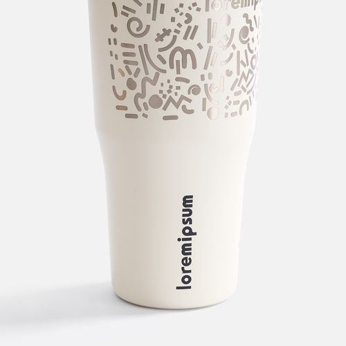 Термостакан Sapporo М, белый (молочный)