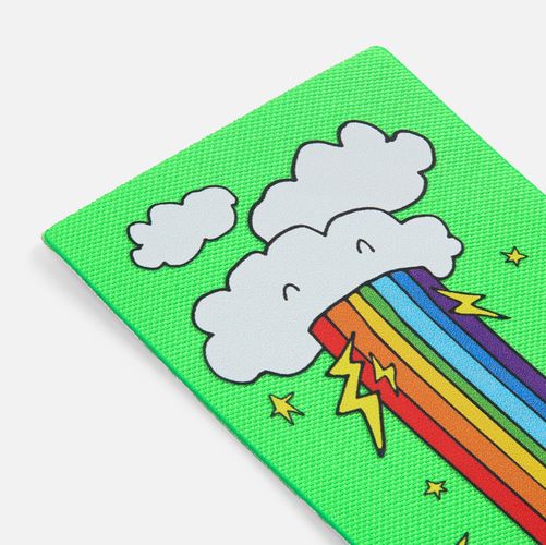 Наклейка тканевая Lunga, L, зеленый неон