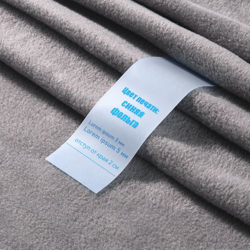 Лента силиконовая Biguna 35 S, прозрачная голубая, 30 см