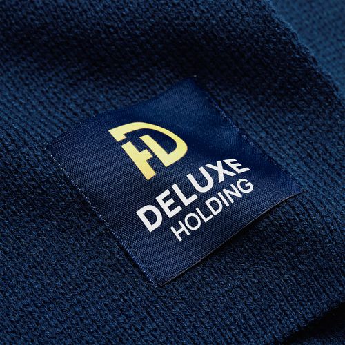 Лейбл тканевый Epsilon, L, темно-синий