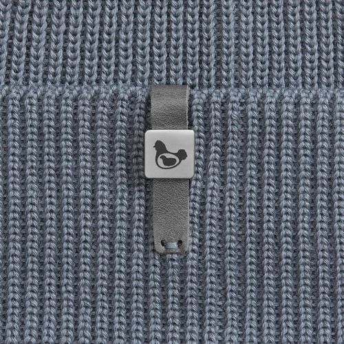 Лейбл кожаный Beta, XS, серый