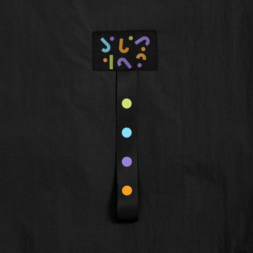 Стропа текстильная Fune 25 S, черная, 20 см