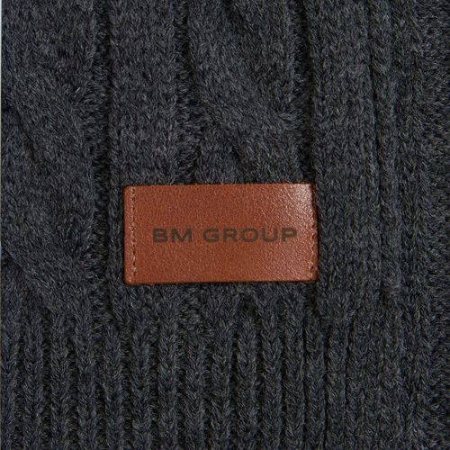 Лейбл кожаный Tuken, S, горчичный