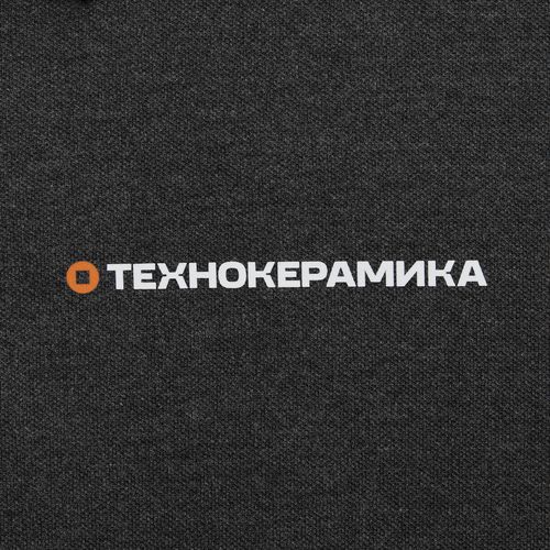 Рубашка поло мужская Phoenix Men, темно-серый меланж