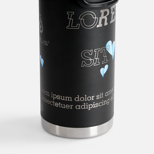 Термобутылка Fujisan XL 2.0, черная