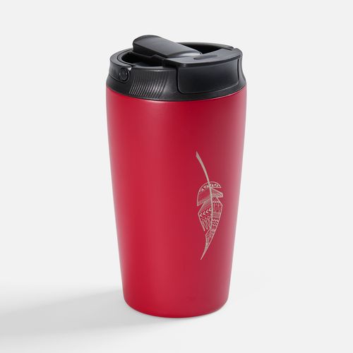 Термостакан с двумя поильниками Duetta, красный